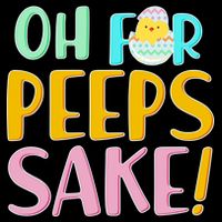 Easter Oh For Peeps Sake Cropped Pullover Crew