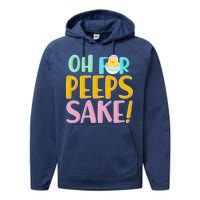 Easter Oh For Peeps Sake Performance Fleece Hoodie