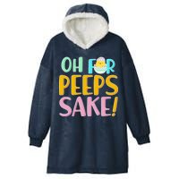 Easter Oh For Peeps Sake Hooded Wearable Blanket