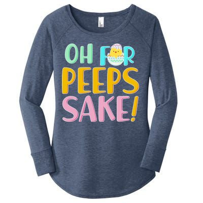 Easter Oh For Peeps Sake Women's Perfect Tri Tunic Long Sleeve Shirt