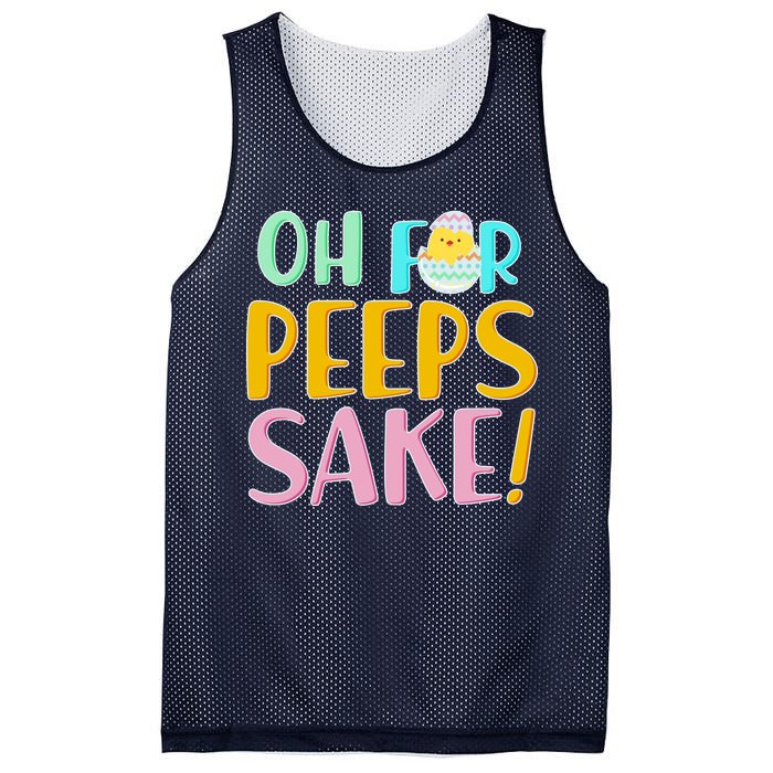 Easter Oh For Peeps Sake Mesh Reversible Basketball Jersey Tank