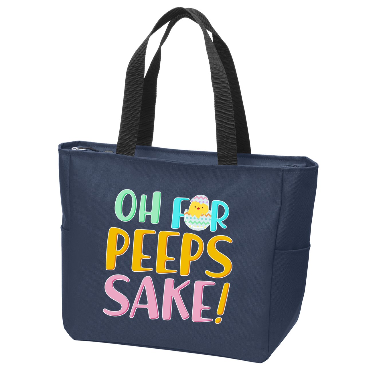 Easter Oh For Peeps Sake Zip Tote Bag