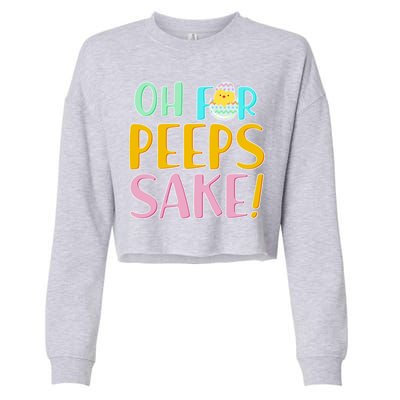 Easter Oh For Peeps Sake Cropped Pullover Crew