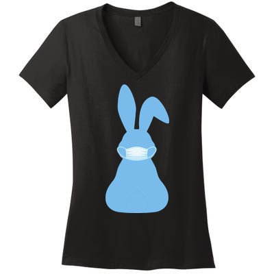 Easter Quarantine Mask  Women's V-Neck T-Shirt