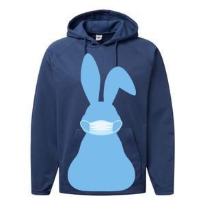 Easter Quarantine Mask  Performance Fleece Hoodie