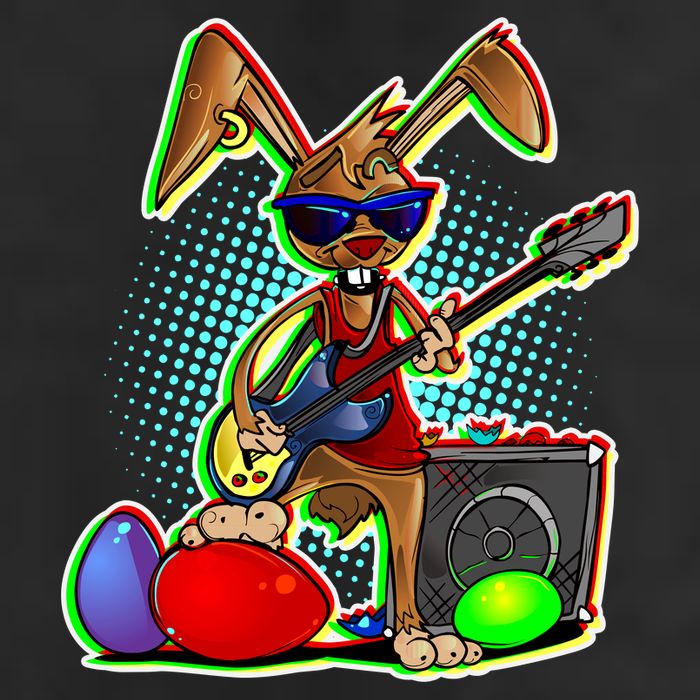 Easter Rock Bunny Adult Drive Performance Visor