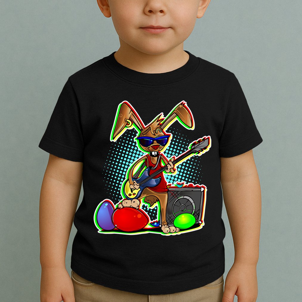 Easter Rock Bunny Toddler T-Shirt