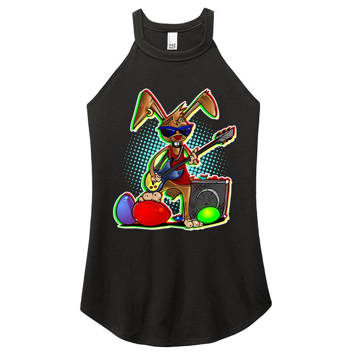 Easter Rock Bunny Women's Perfect Tri Rocker Tank
