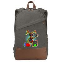 Easter Rock Bunny Cotton Canvas Backpack