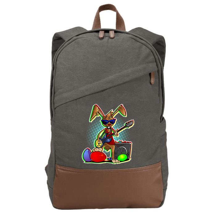 Easter Rock Bunny Cotton Canvas Backpack