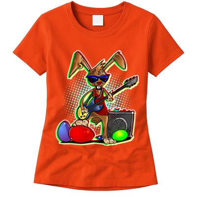 Easter Rock Bunny Womens T-Shirt