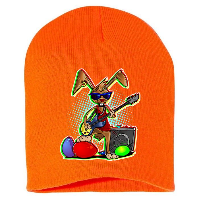 Easter Rock Bunny Short Acrylic Beanie