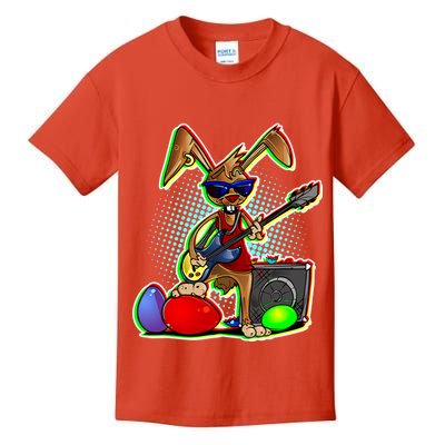 Easter Rock Bunny Kids T-Shirt