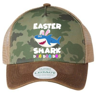Easter Shark Doo Doo Doo Legacy Tie Dye Trucker Hat