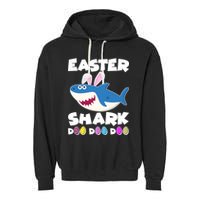 Easter Shark Doo Doo Doo Garment-Dyed Fleece Hoodie