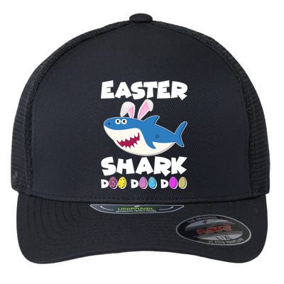 Easter Shark Doo Doo Doo Flexfit Unipanel Trucker Cap