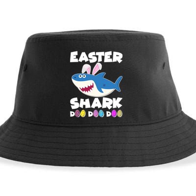 Easter Shark Doo Doo Doo Sustainable Bucket Hat