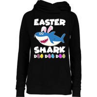 Easter Shark Doo Doo Doo Womens Funnel Neck Pullover Hood