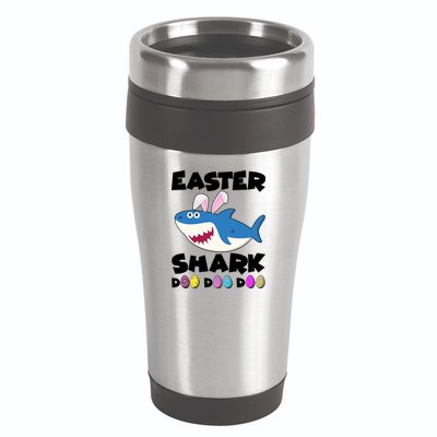 Easter Shark Doo Doo Doo 16oz Travel Tumbler