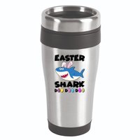 Easter Shark Doo Doo Doo 16oz Travel Tumbler