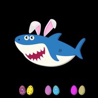Easter Shark Doo Doo Doo 16oz Travel Tumbler