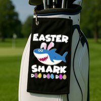 Easter Shark Doo Doo Doo Golf Towel