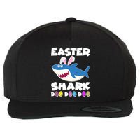 Easter Shark Doo Doo Doo Wool Snapback Cap