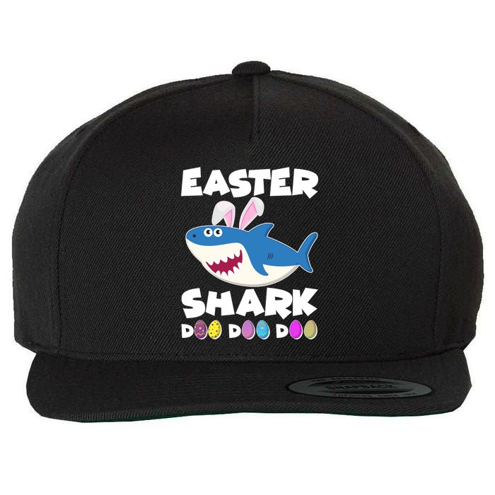 Easter Shark Doo Doo Doo Wool Snapback Cap