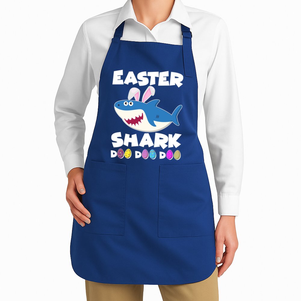 Easter Shark Doo Doo Doo Apron