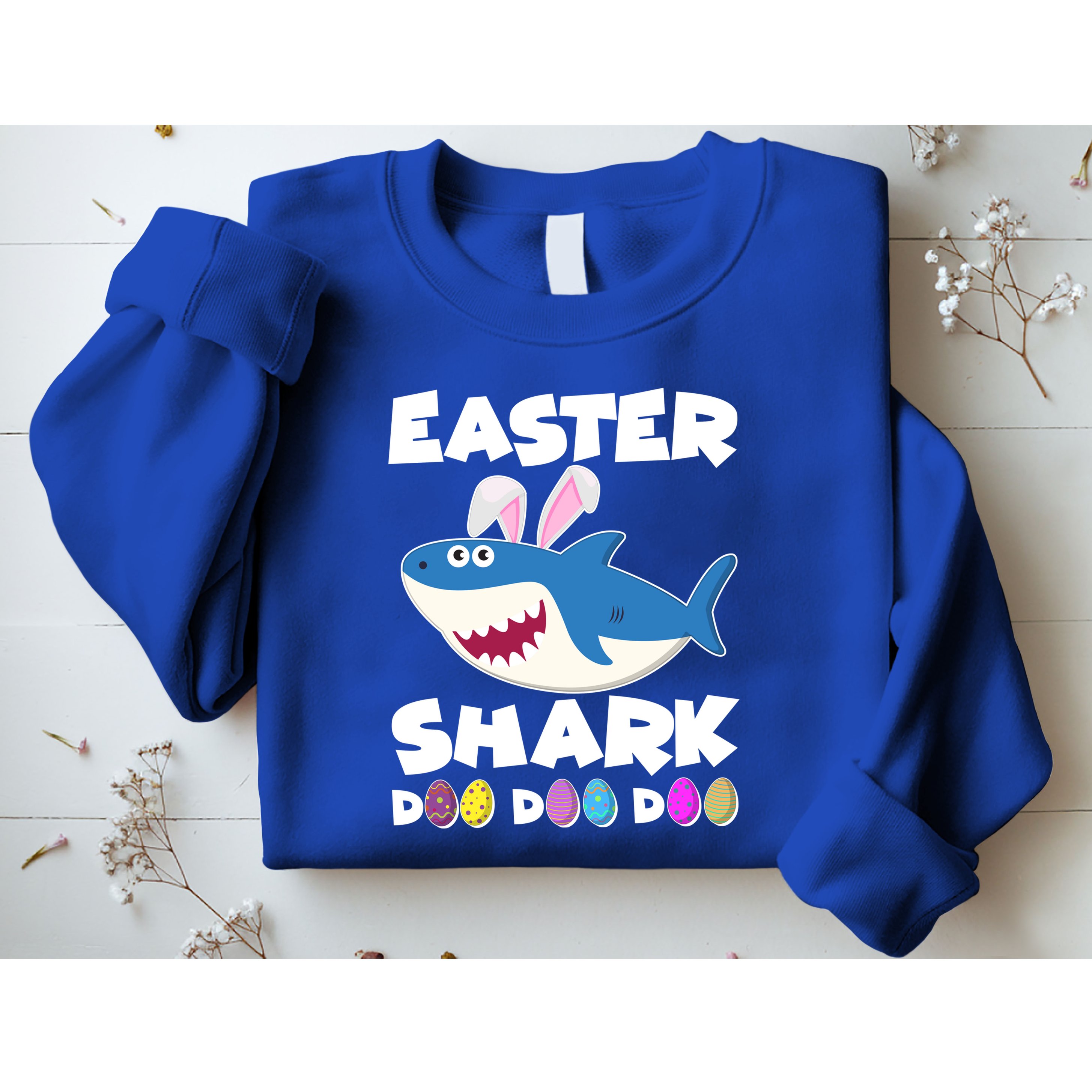 Easter Shark Doo Doo Doo Sweatshirt