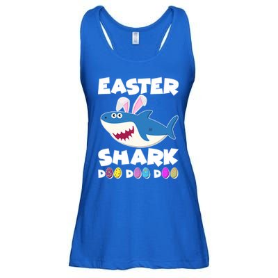 Easter Shark Doo Doo Doo Ladies Essential Flowy Tank