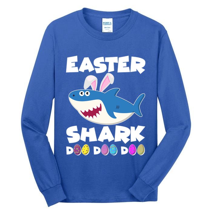 Easter Shark Doo Doo Doo Tall Long Sleeve T-Shirt