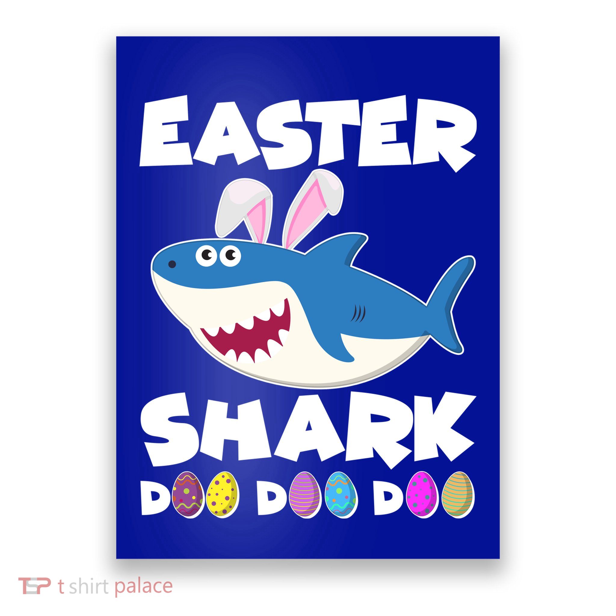 Easter Shark Doo Doo Doo Poster