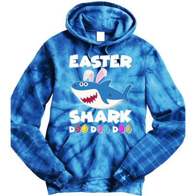 Easter Shark Doo Doo Doo Tie Dye Hoodie