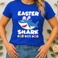 Easter Shark Doo Doo Doo Womens T-Shirt