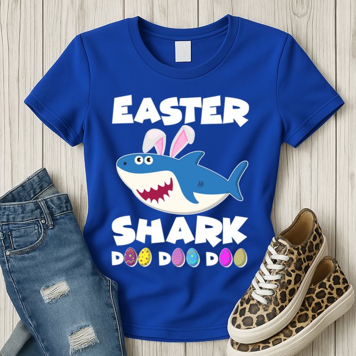 Easter Shark Doo Doo Doo Womens T-Shirt