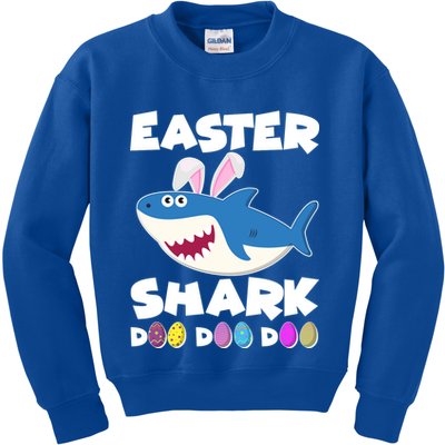 Easter Shark Doo Doo Doo Kids Sweatshirt