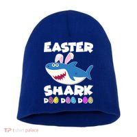 Easter Shark Doo Doo Doo Short Acrylic Beanie