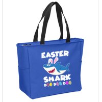 Easter Shark Doo Doo Doo Zip Tote Bag