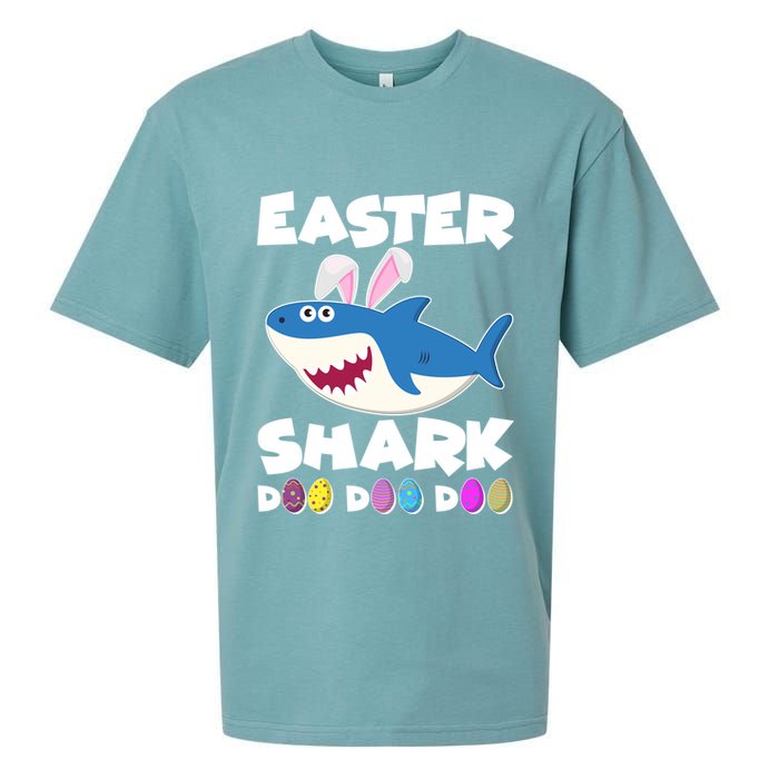 Easter Shark Doo Doo Doo Sueded Cloud Jersey T-Shirt