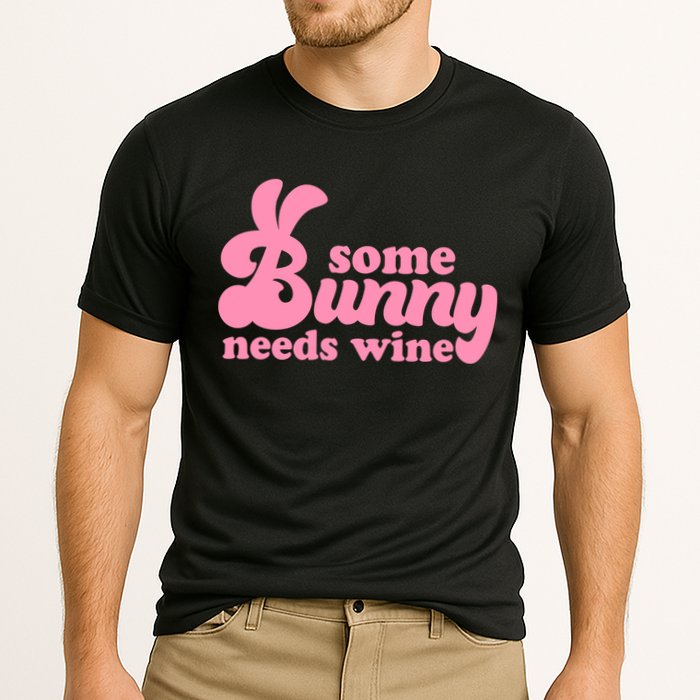 Easter Some Bunny Needs Wine Cooling Performance Crew T-Shirt