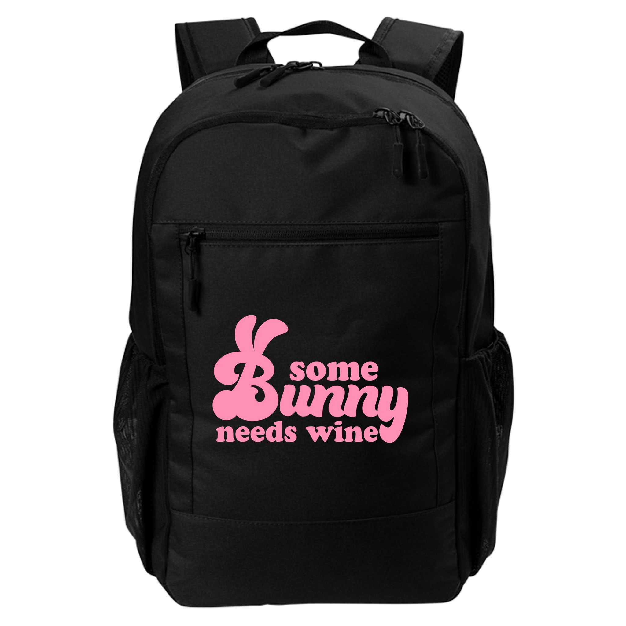 Easter Some Bunny Needs Wine Backpack