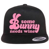 Easter Some Bunny Needs Wine Flatbill Hat
