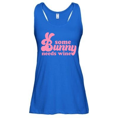 Easter Some Bunny Needs Wine Ladies Essential Flowy Tank