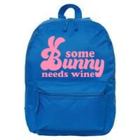 Easter Some Bunny Needs Wine 16 in Basic Backpack