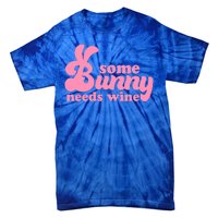 Easter Some Bunny Needs Wine Tie-Dye T-Shirt