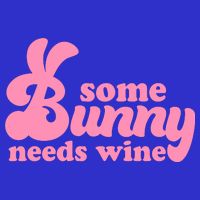 Easter Some Bunny Needs Wine Zip Tote Bag