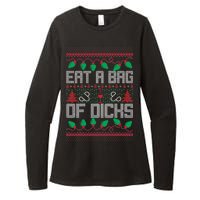 Eat A Bag Of Dicks Offensive Ugly X-Mas Womens CVC Long Sleeve Shirt