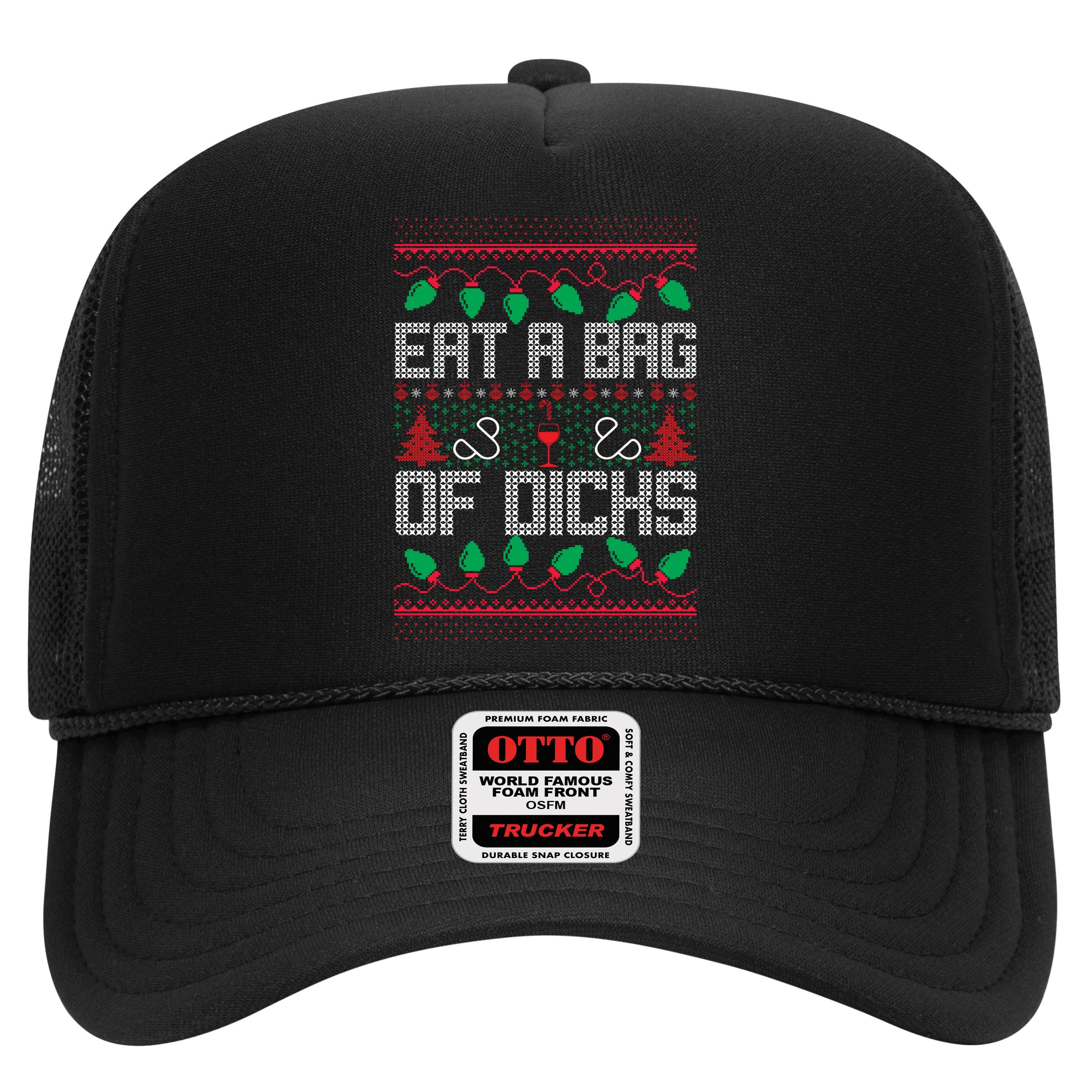 Eat A Bag Of Dicks Offensive Ugly X-Mas Hat
