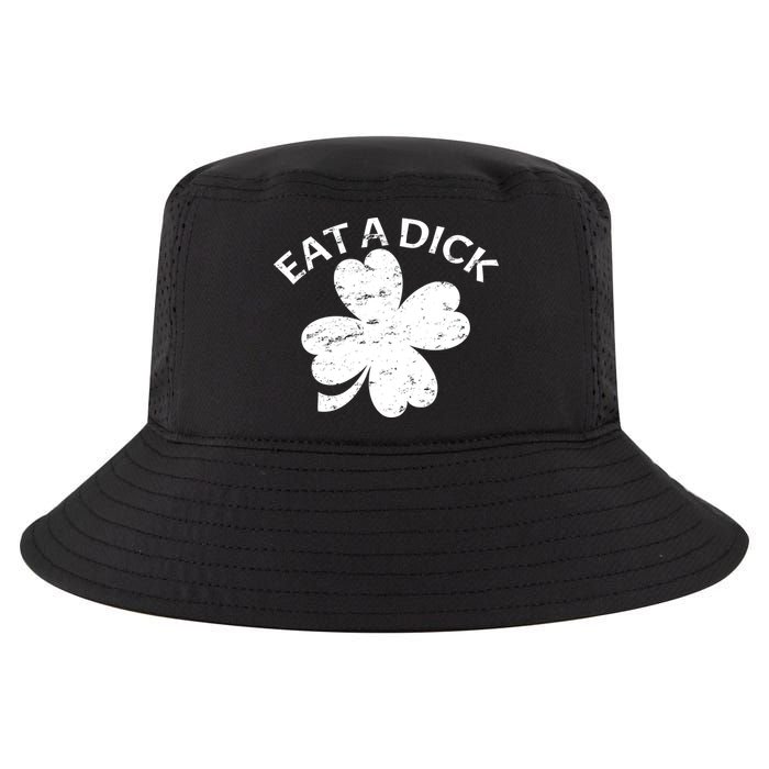 Eat A Dick Shamrock Funny St Patricks Day Cool Comfort Performance Bucket Hat